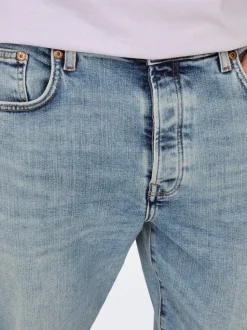 ONSYOKE Średni stan Krój tapered Jeans