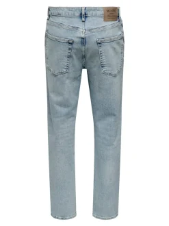ONSYOKE Średni stan Krój tapered Jeans