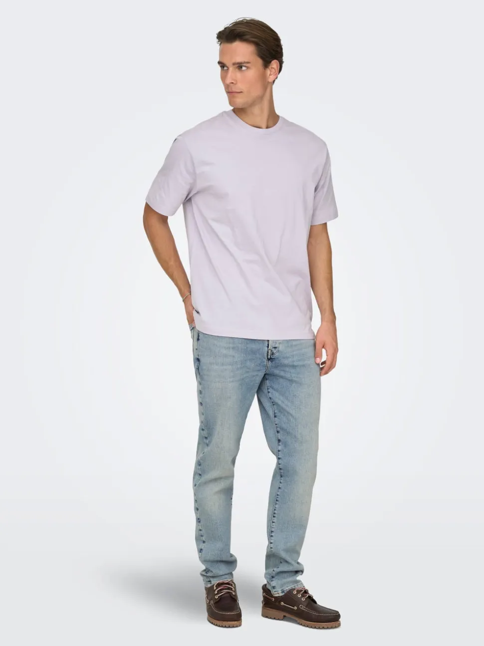 ONSYOKE Średni stan Krój tapered Jeans