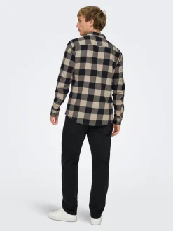 ONSYOKE Średni stan Krój tapered Stretch Jeans