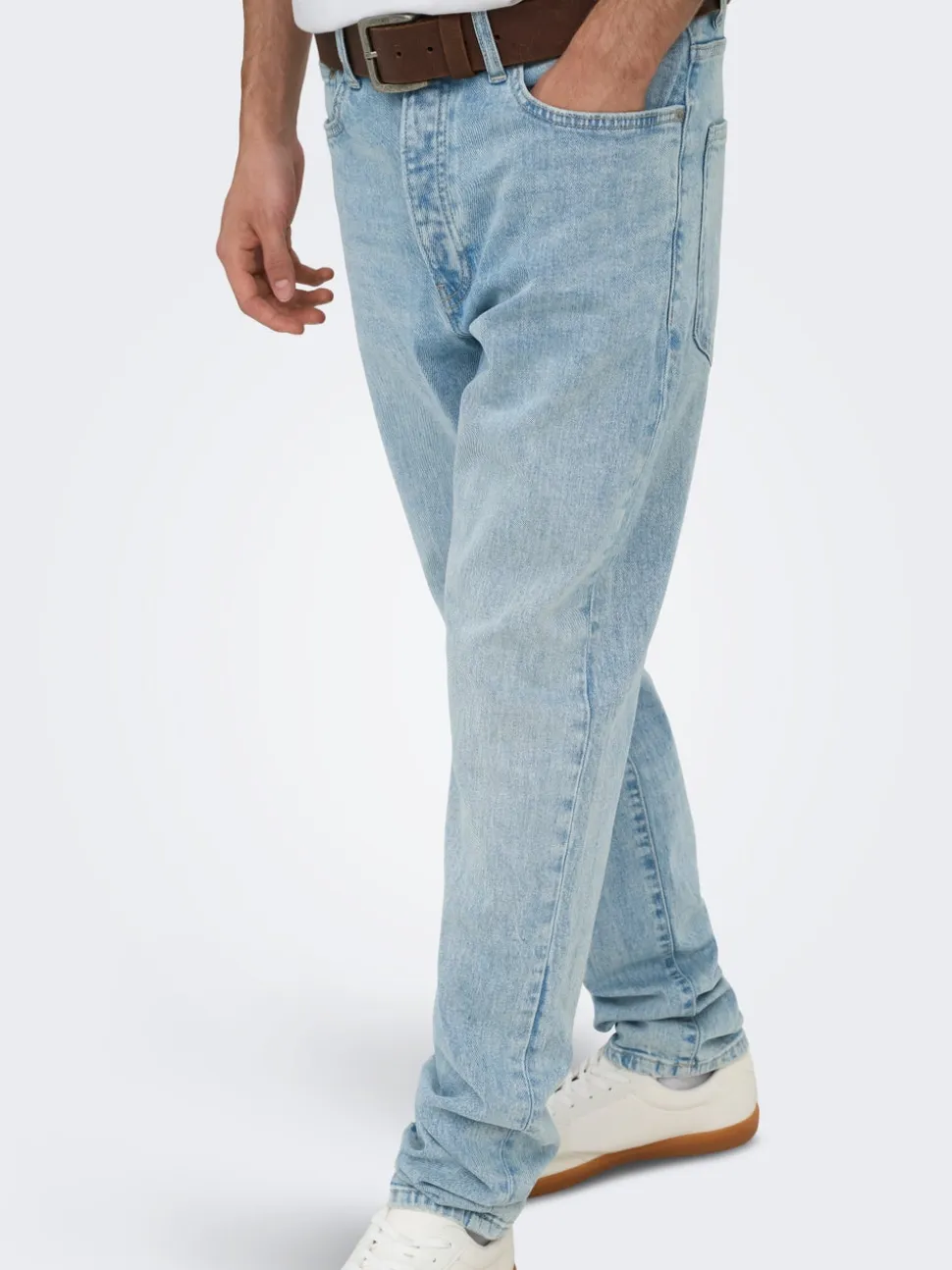 ONSYOKE Średni stan Krój tapered Stretch Jeans