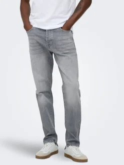 ONSYOKE Średni stan Krój tapered Stretch Jeans