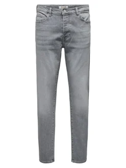 ONSYOKE Średni stan Krój tapered Stretch Jeans