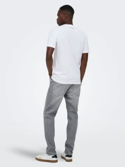 ONSYOKE Średni stan Krój tapered Stretch Jeans