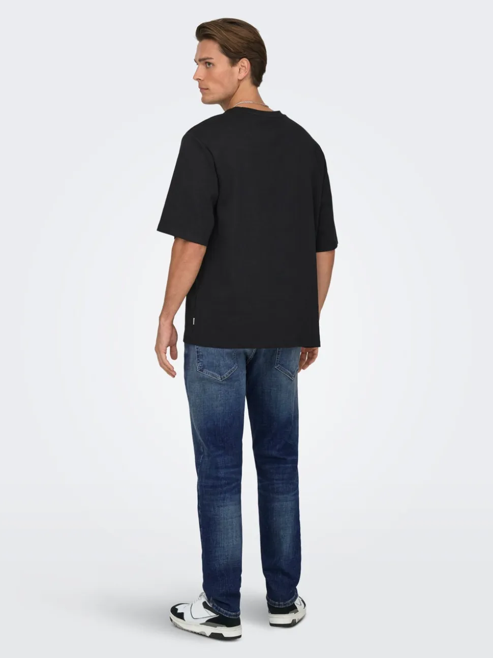 ONSYOKE Średni stan Krój tapered Jeans