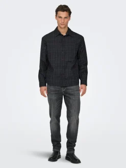 ONSYOKE Średni stan Krój tapered Jeans