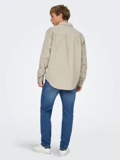 ONSYOKE Średni stan Krój tapered Stretch Jeans
