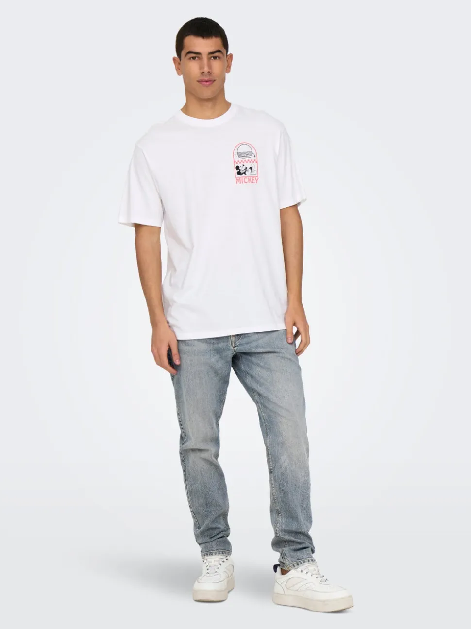 ONSYOKE Średni stan Krój tapered Jeans