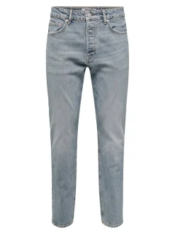 ONSYOKE Średni stan Krój tapered Jeans