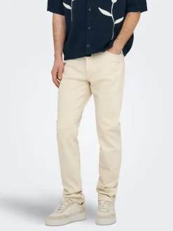ONSYOKE Średni stan Krój tapered Jeans