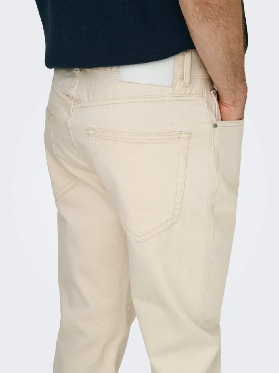 ONSYOKE Średni stan Krój tapered Jeans