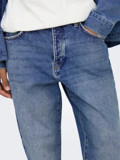 ONSYOKE Średnia talia Krój cropped Jeans