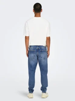 ONSYOKE Średnia talia Krój cropped Jeans
