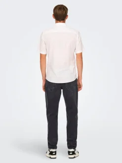 ONSYOKE Średnia talia Krój tapered Jeans
