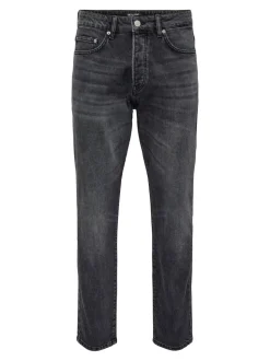 ONSYOKE Średnia talia Krój tapered Jeans
