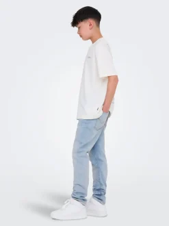 OSJYOKE Średni stan Krój tapered Jeans