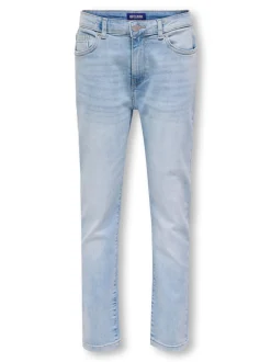 OSJYOKE Średni stan Krój tapered Jeans