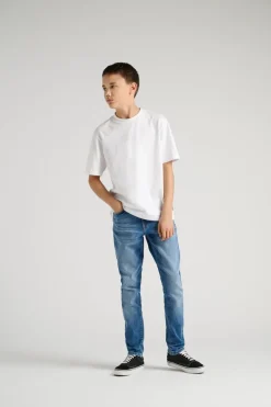 OSJYOKE Średni stan Krój tapered Jeans
